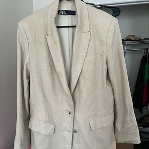 Zara linen blazer